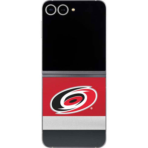 NHL Carolina Hurricanes Jersey Galaxy Z Flip6 Skin